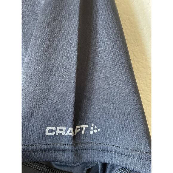 CRAFT Granite Gray Essence Logo Short Sleeve Crew Neck Athletic Shirt Size L - Picture 4 of 9